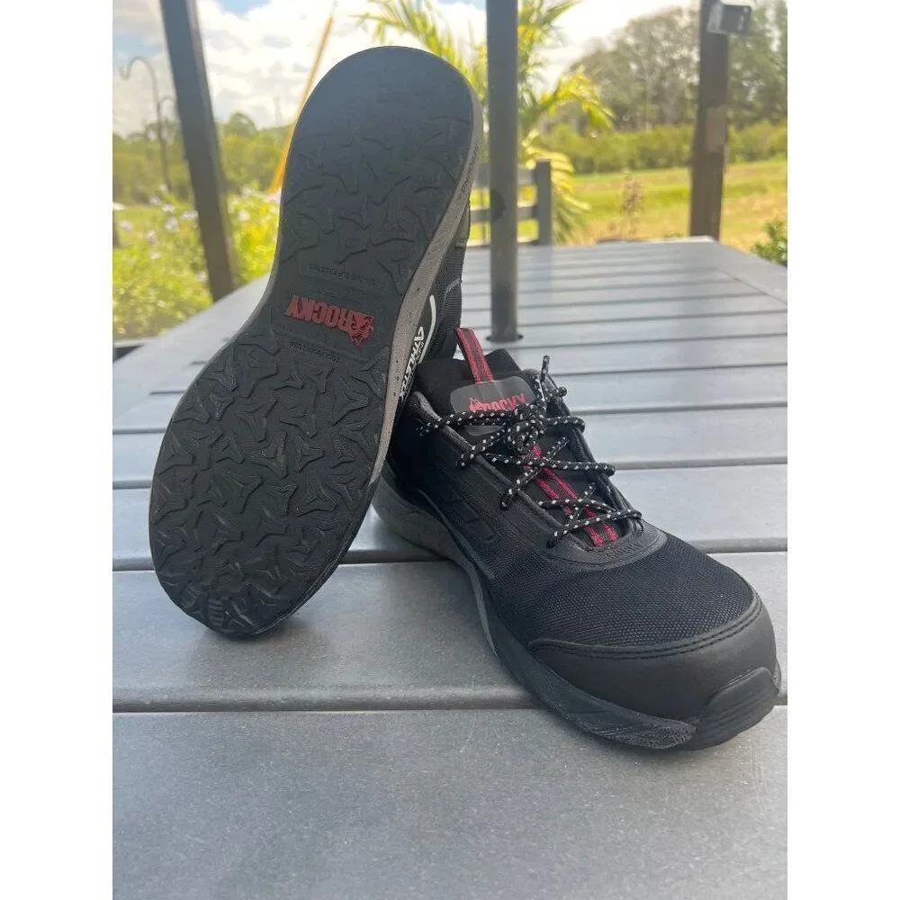 Rocky Men’s Industrial Athletix Lo-Top Composite Toe Work Shoe Size 10